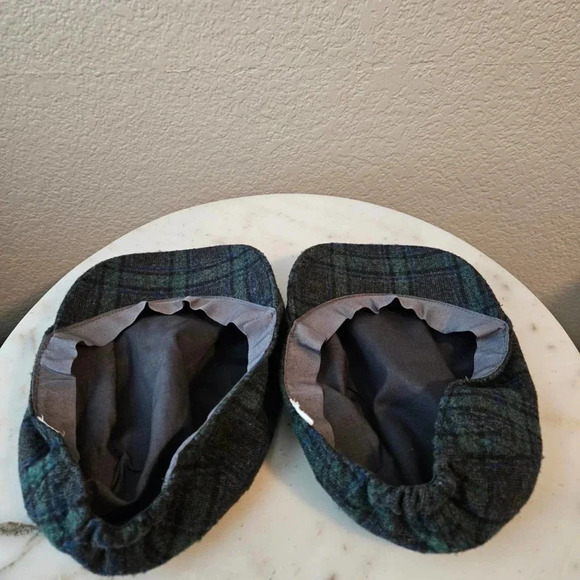 Lot of two boys blue green plaid newsboy hats - Picture 2 of 2